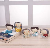 Set of 5 Cute Planters, Flower Pot, Valentine Gift, Birthday Gift, Succulent Planter, Home Décor, Baby Plant, Table Top, Indoor Plant Pot